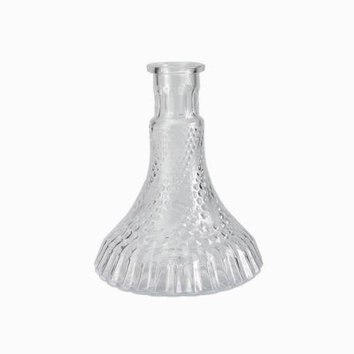 Base esculpida em cobra transparente