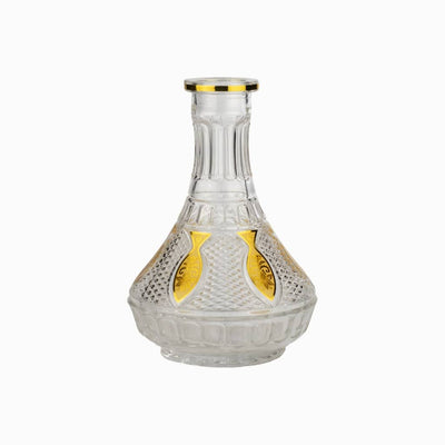Base esculpida em peixe dourado grande