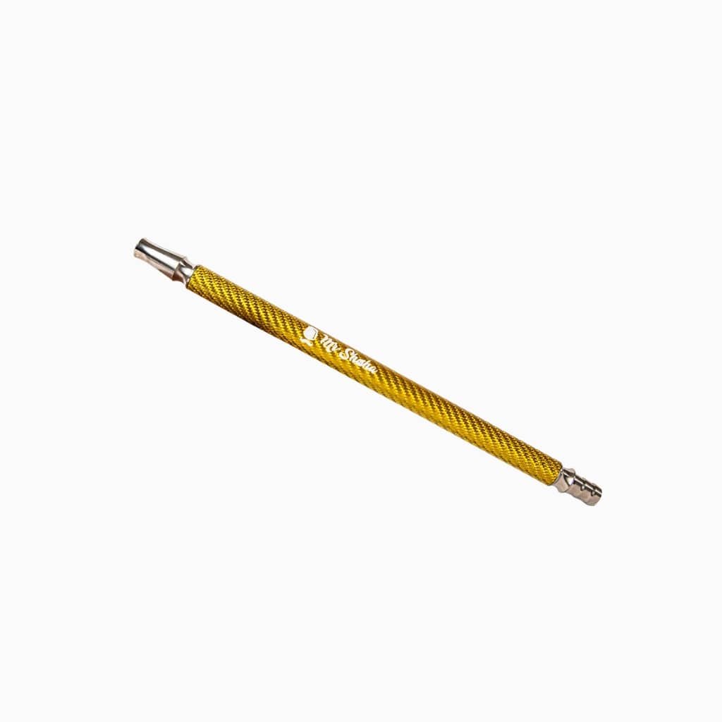 Bocal mini ouro com efeito carbono