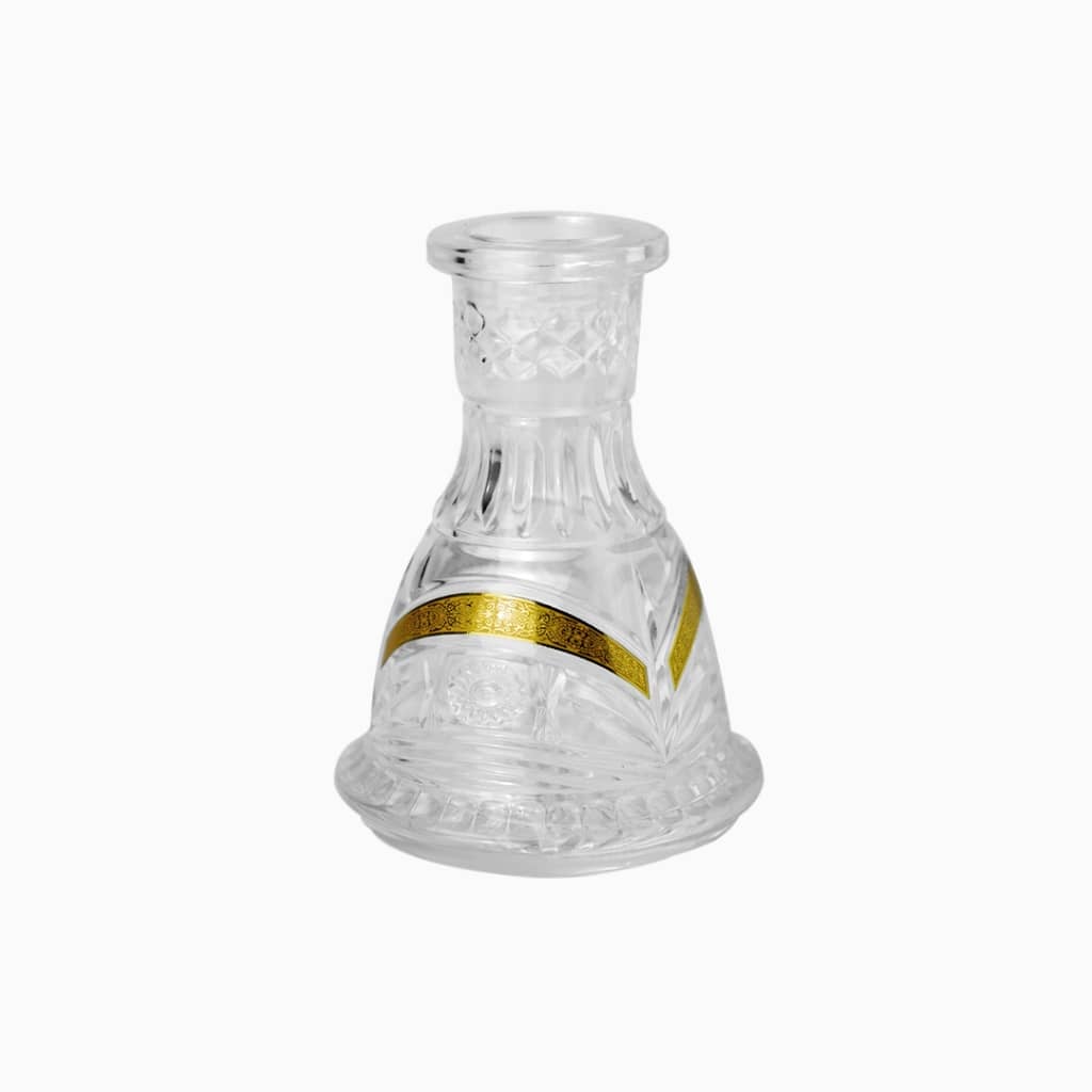 Clear Gold Micro Carved Base